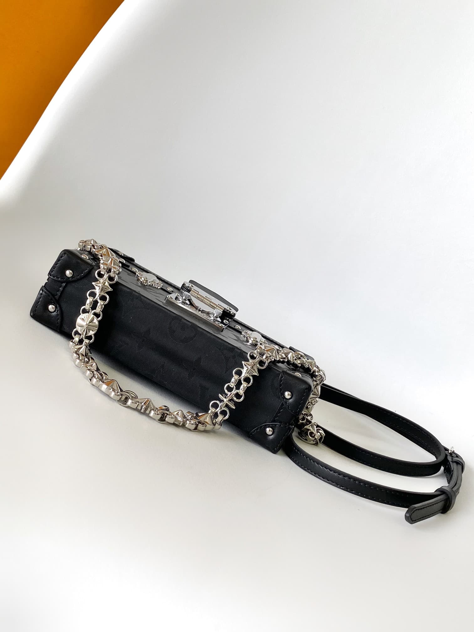 Louis Vuitton Petite Malle Black Calfskin M11324 High
