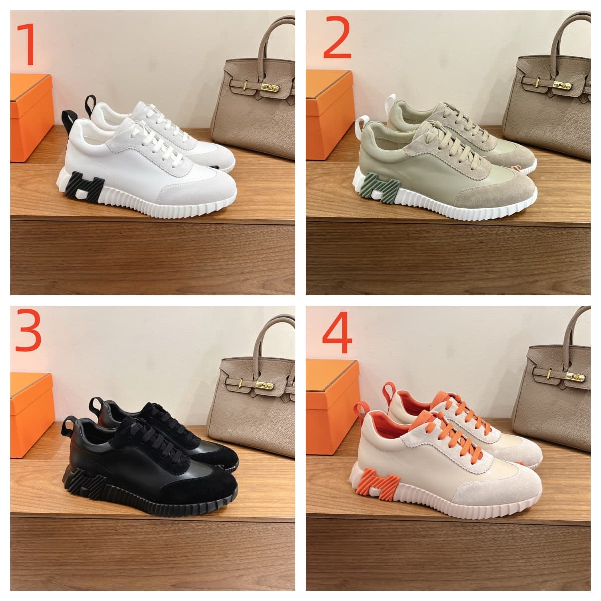 Hermes Bouncing sneaker Shoes Men Women