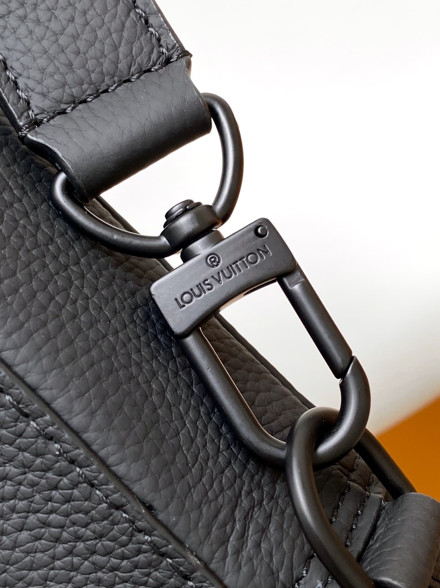 Louis Vuitton Gate Briefcase Black Waxy calfskin M15258 High