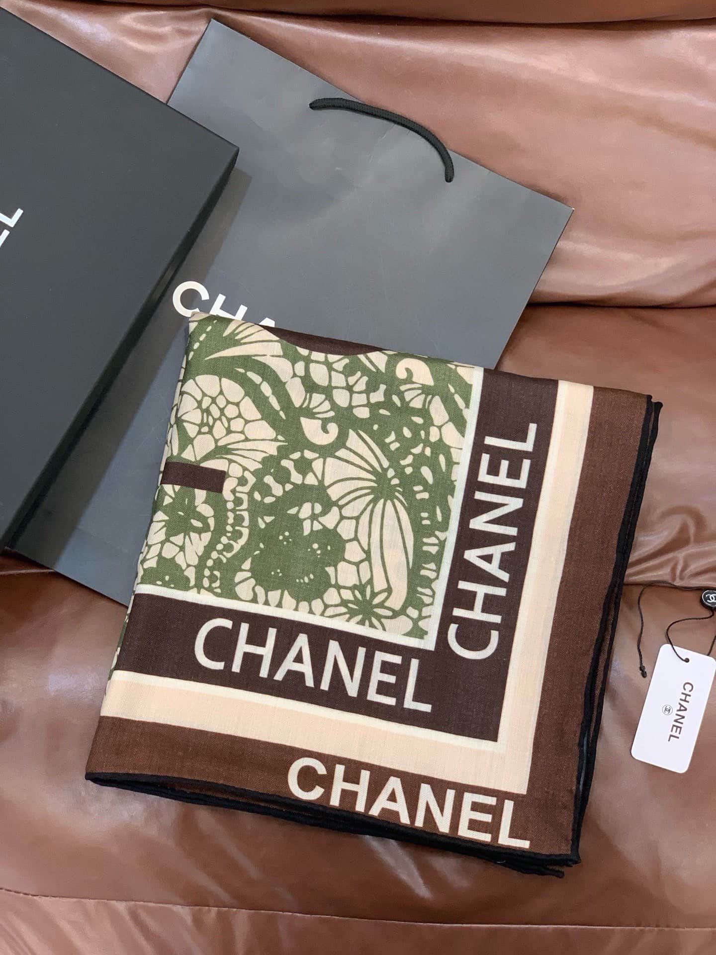 Chanel silk scarf
