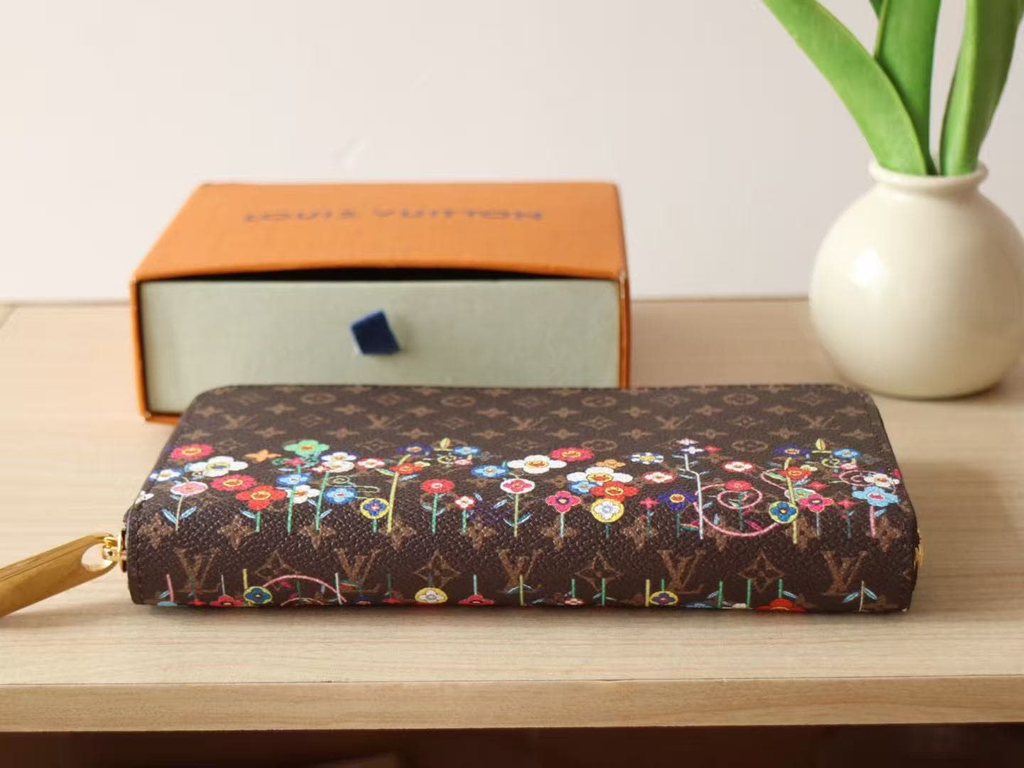 Louis Vuitton x Murakami Zippy Wallet Monogram coated canvas M14162 High