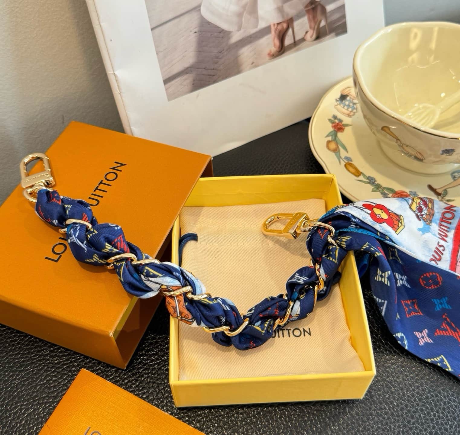 Louis Vuitton Scarf Bag Charm