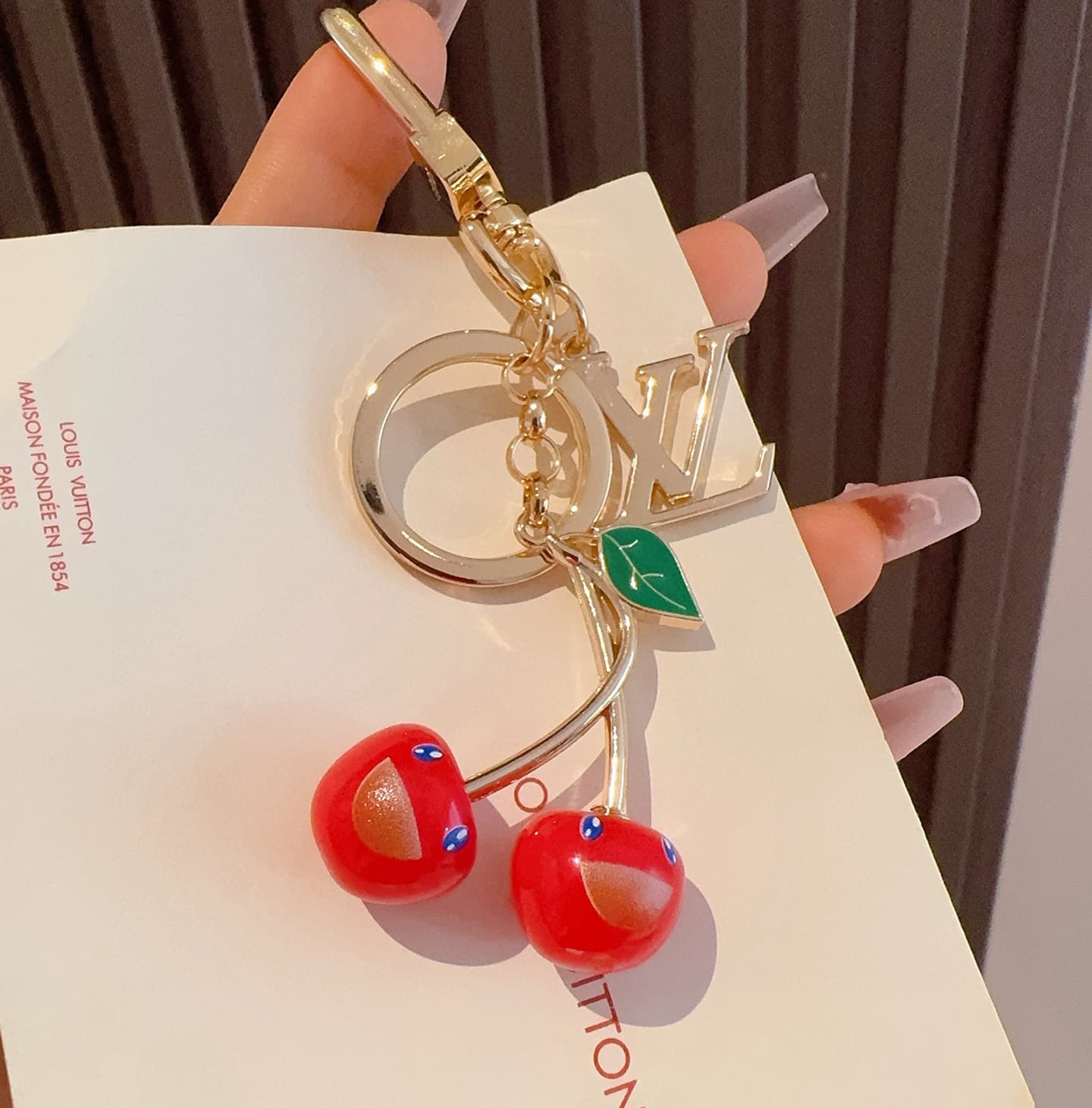 LV x Murakami Cerise Bag Charm M02476