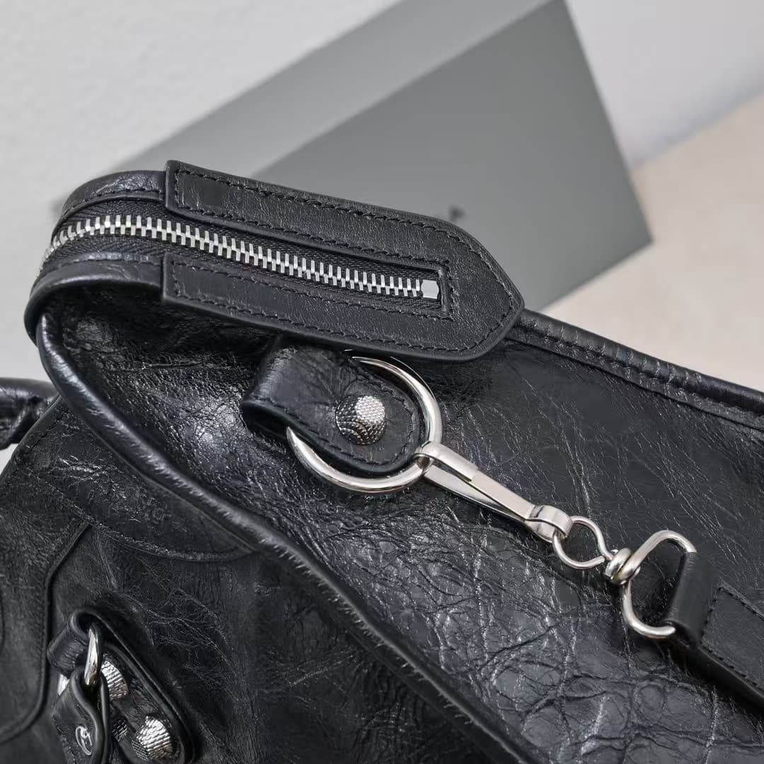 Balenciaga Women's Le City First Bag in Black High