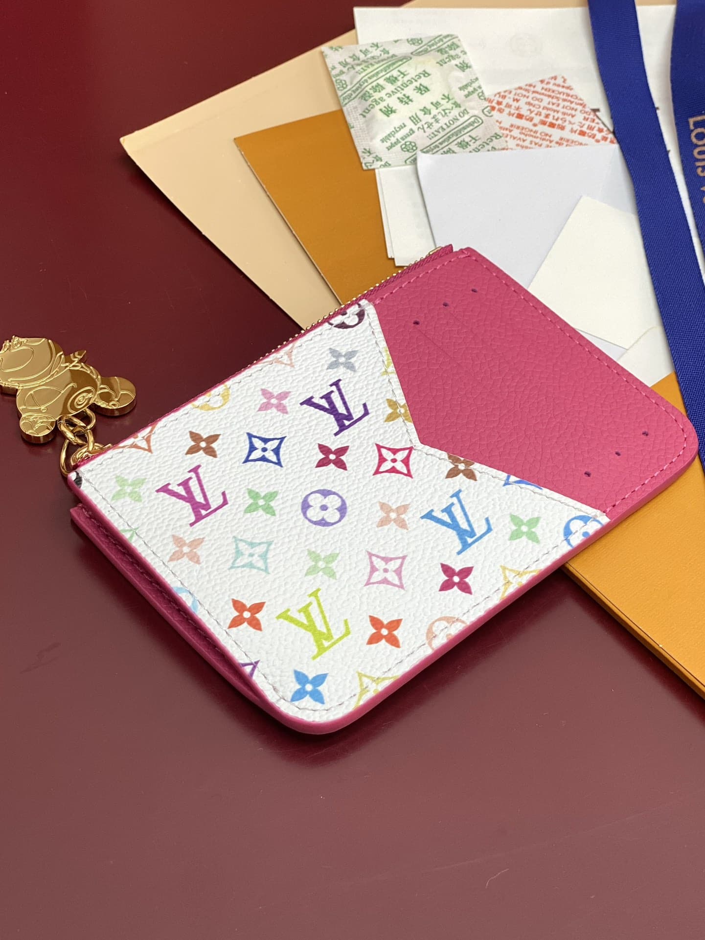 Louis Vuitton x Murakami Romy Card Holder Monogram Empreinte Leather M14155 High