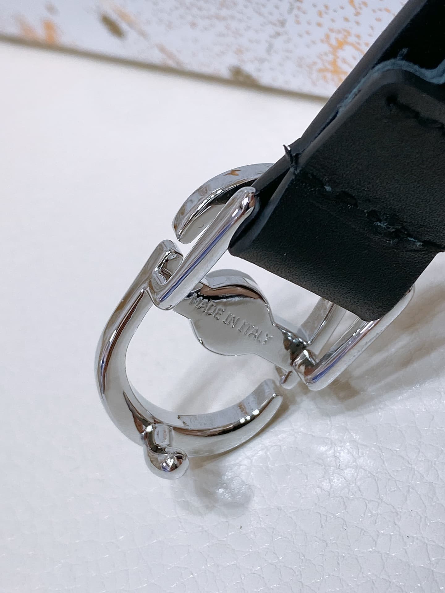 Dior Montaigne Jolie Belt 15/20MM Calfskin Gold/Silver High