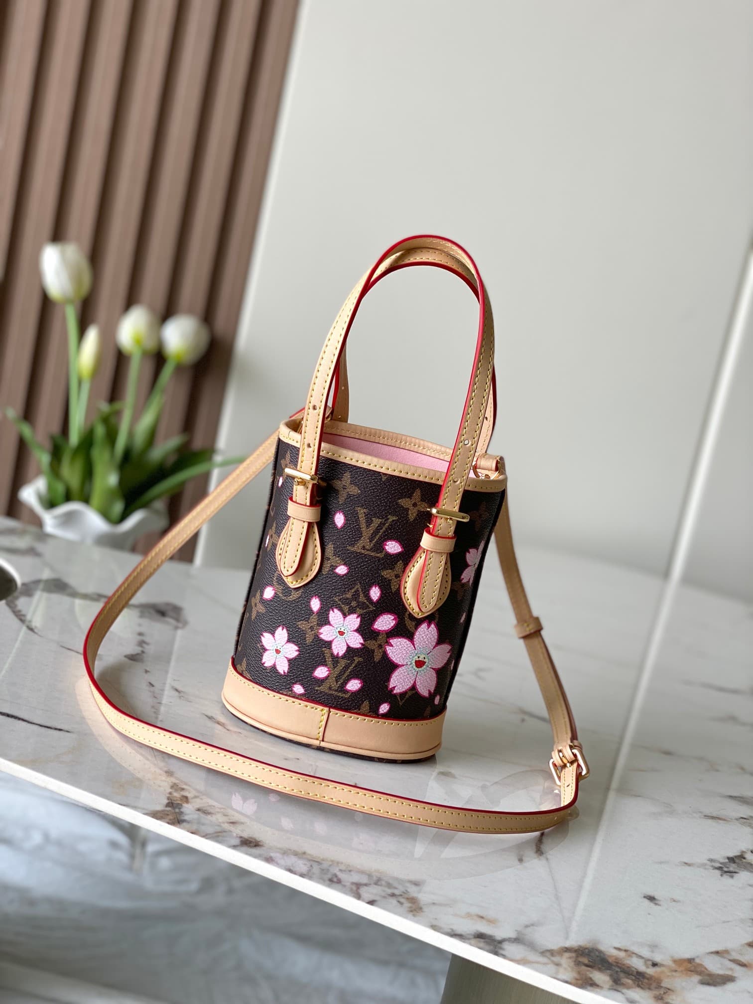 Louis Vuitton x Murakami Nano Bucket Monogram coated canvas M13417 High
