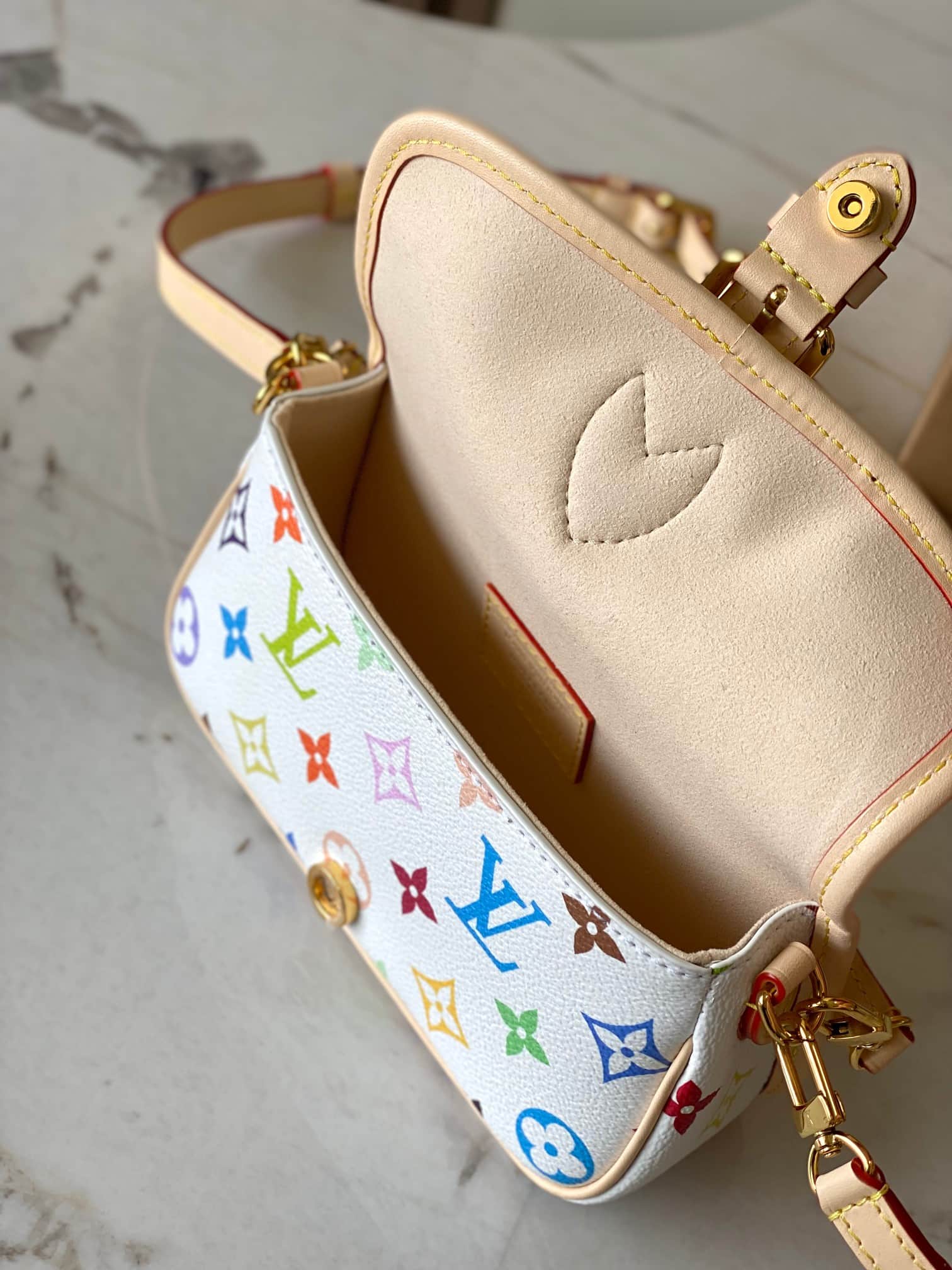 Louis Vuitton x Murakami Bolsa Diane Nano Canvas Monogram M14194 Top