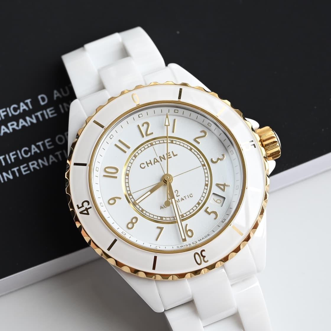 Chanel J12 Watch TOP Caliber 12.1- White Ceramic