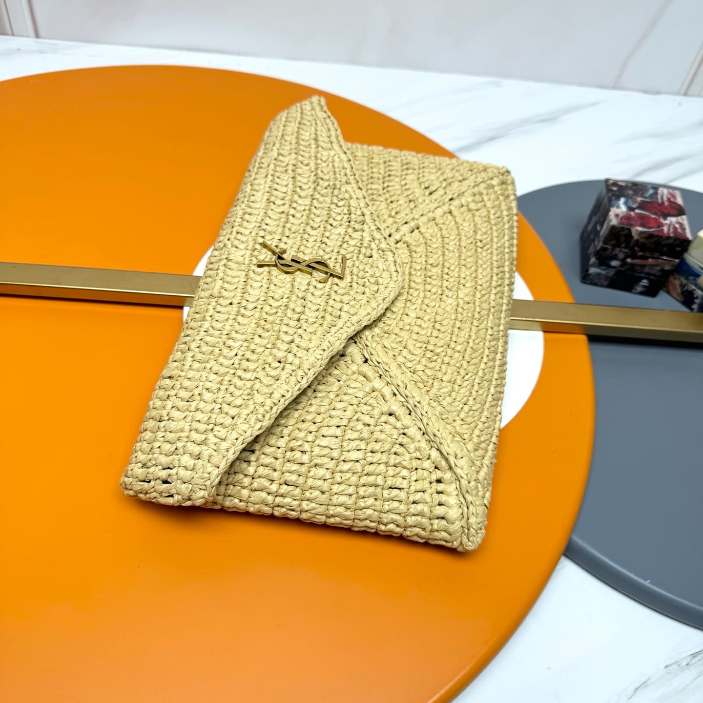 CASSANDRE large envelope pouch in rope  769307 High