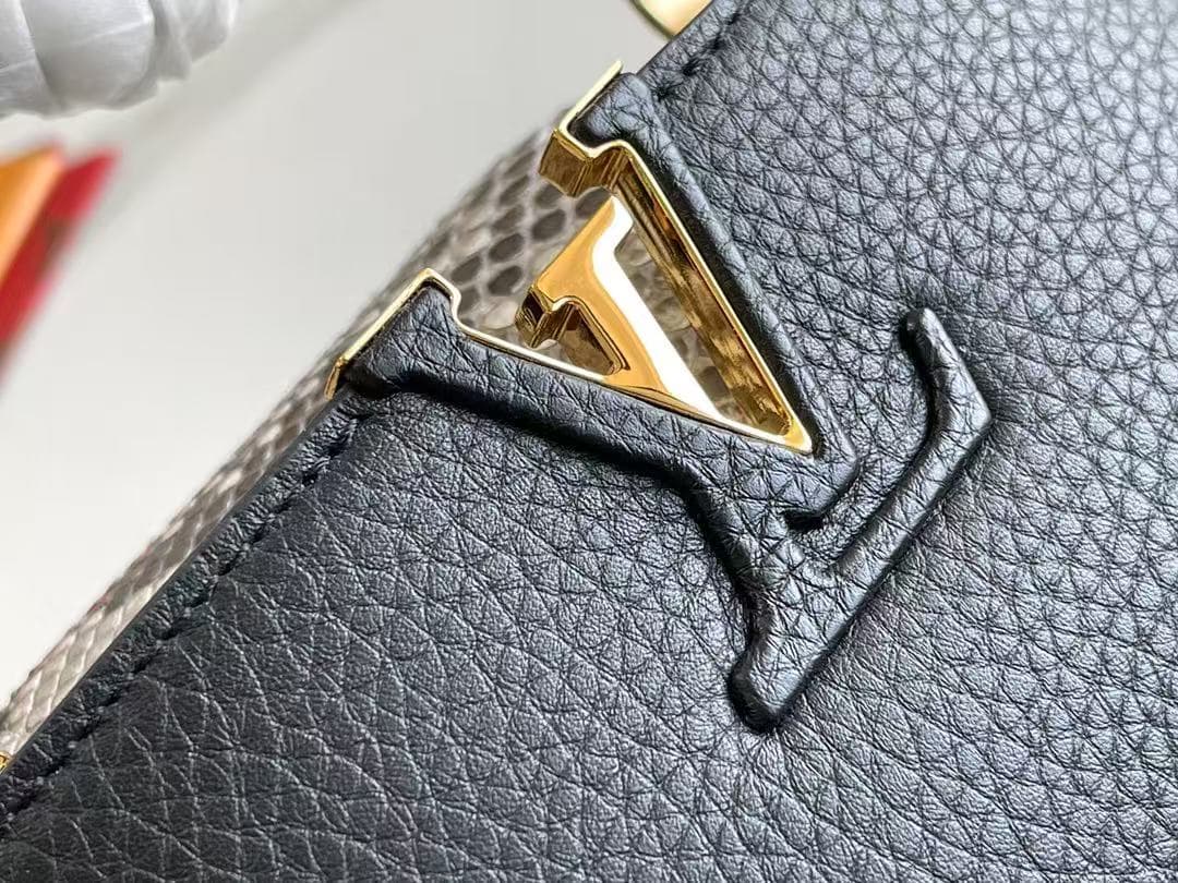 Louis Vuitton CAPUCINES Mini Taurillon Black M95509 Top