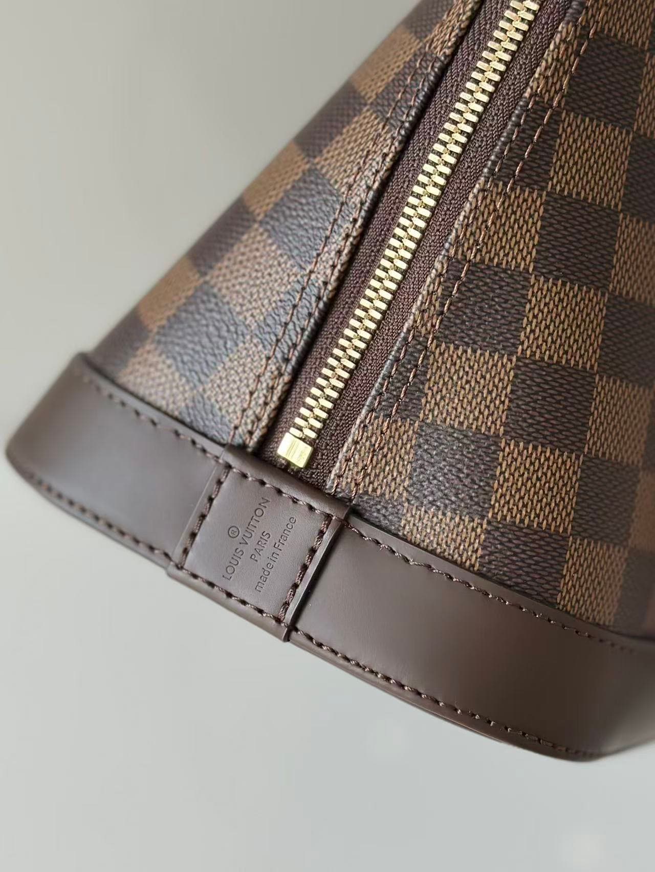 Louis Vuitton Alma PM Bag Damier Ebene N53151 High