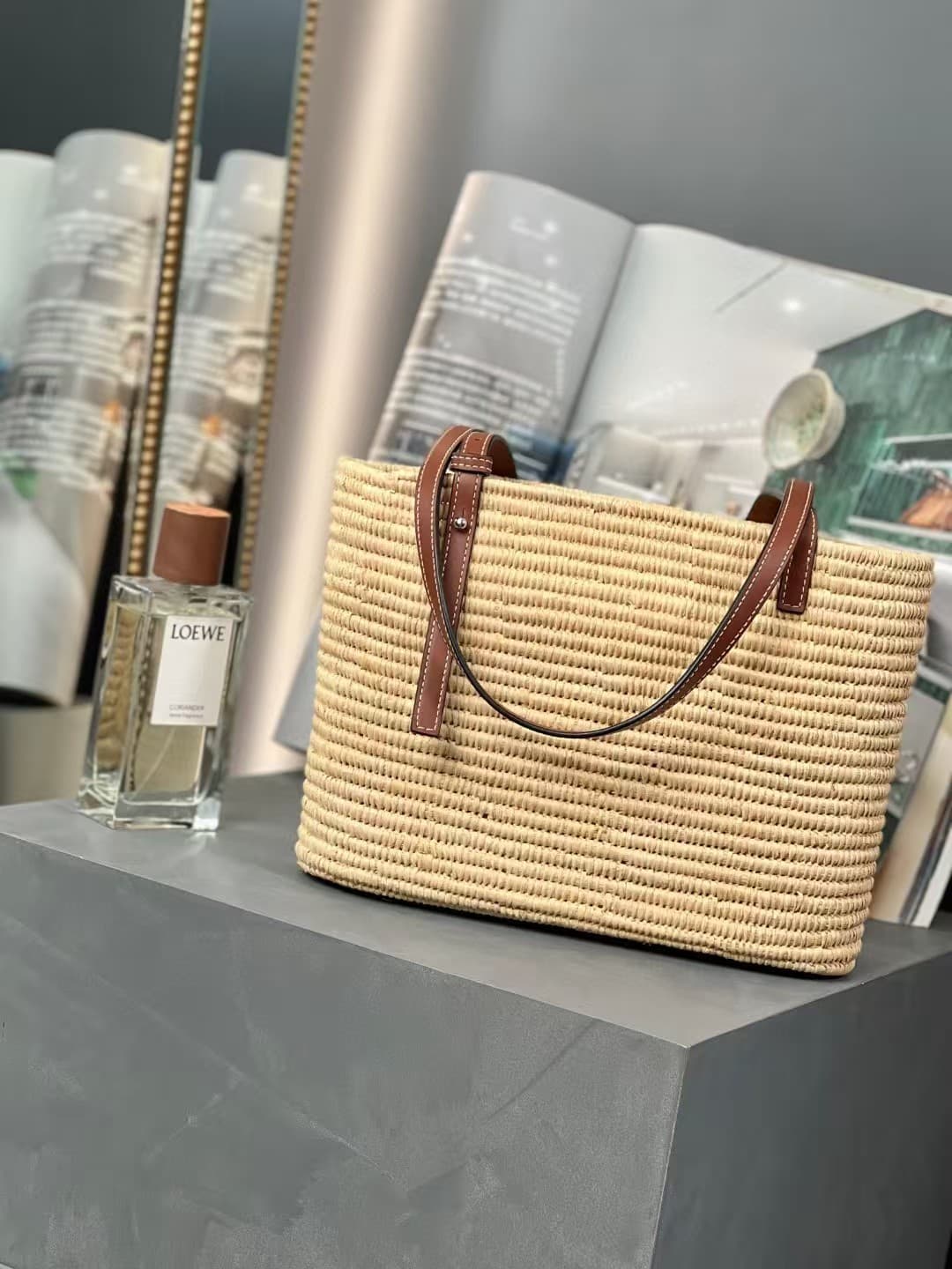 Loewe Paula's Ibiza Square Basket Bag High