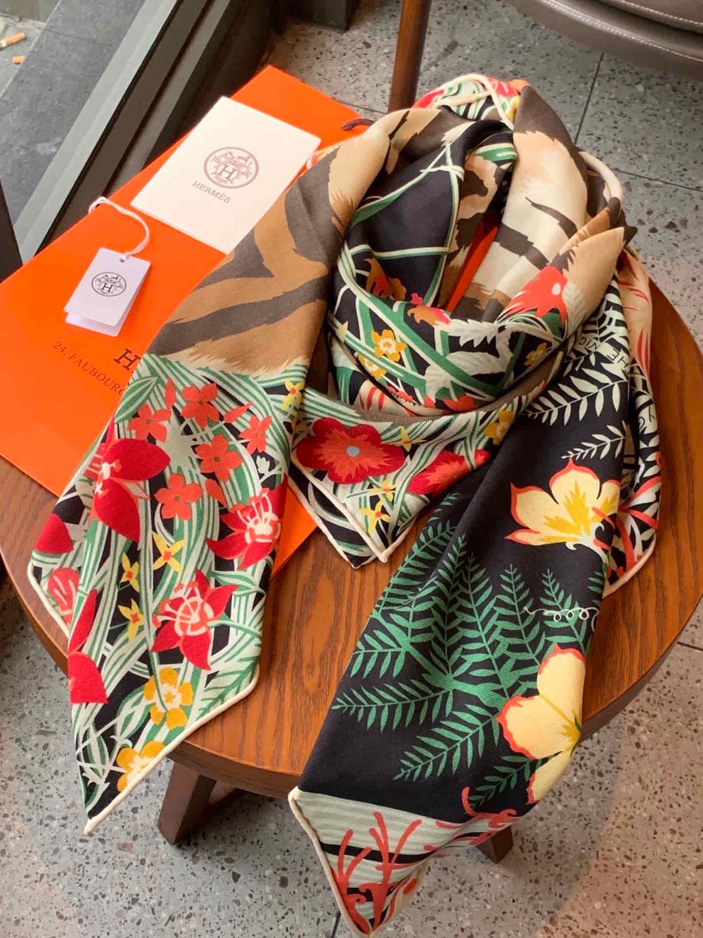 Hermes Tyger Tyger scarf