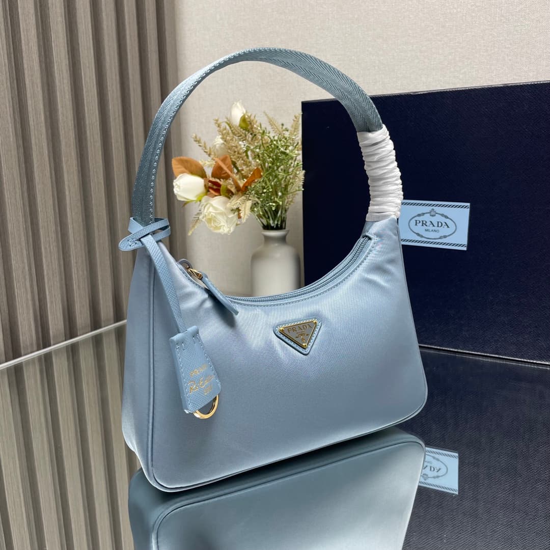 Prada Re-Nylon Re-Edition 2000 mini-bag Blue Recycled Polyamide 1NE515 High