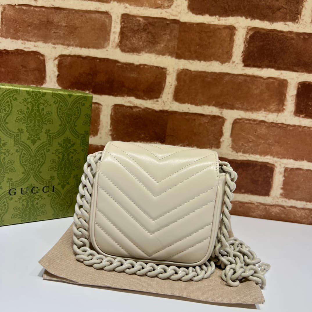 Gucci GG Marmont belt bag ‎739599 beige High