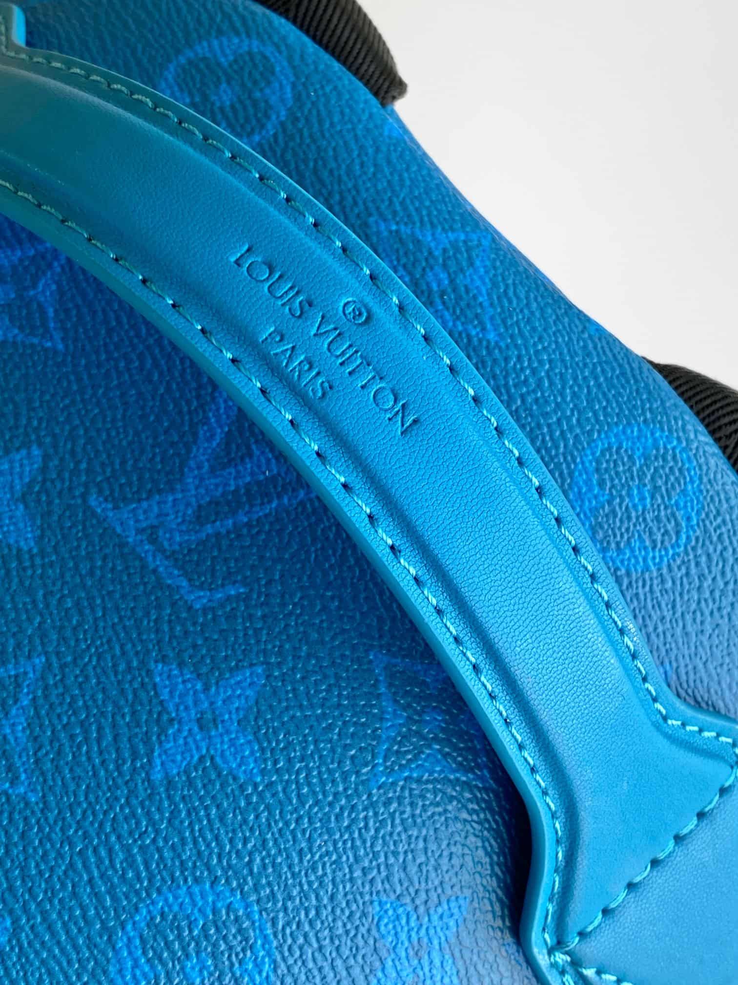 Louis Vuitton Discovery Backpack PM Blue Monogram Pigment coated canvas M28025 High