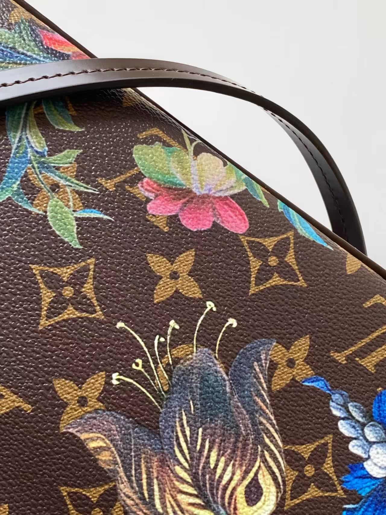 Louis Vuitton Pochette Accessoires Monogram Ebene Coated canvas High