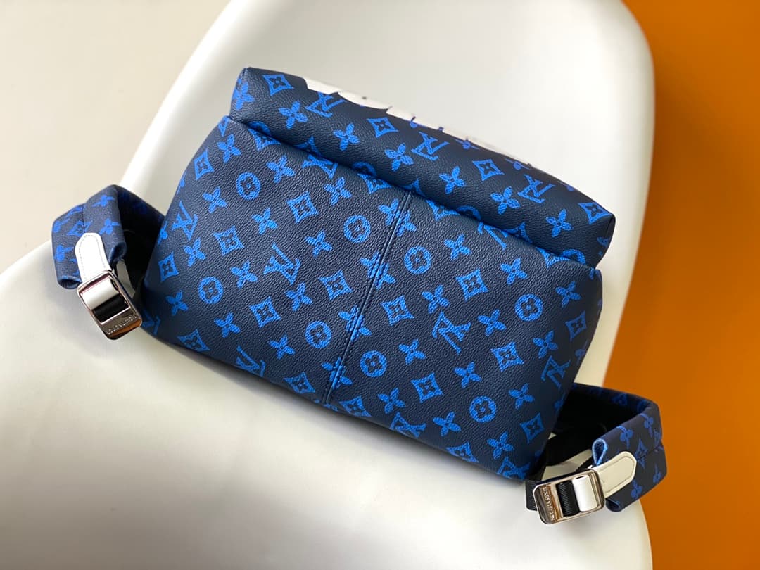 Louis Vuitton Everyday LV Discovery Backpack Blue Monogram Canvas High