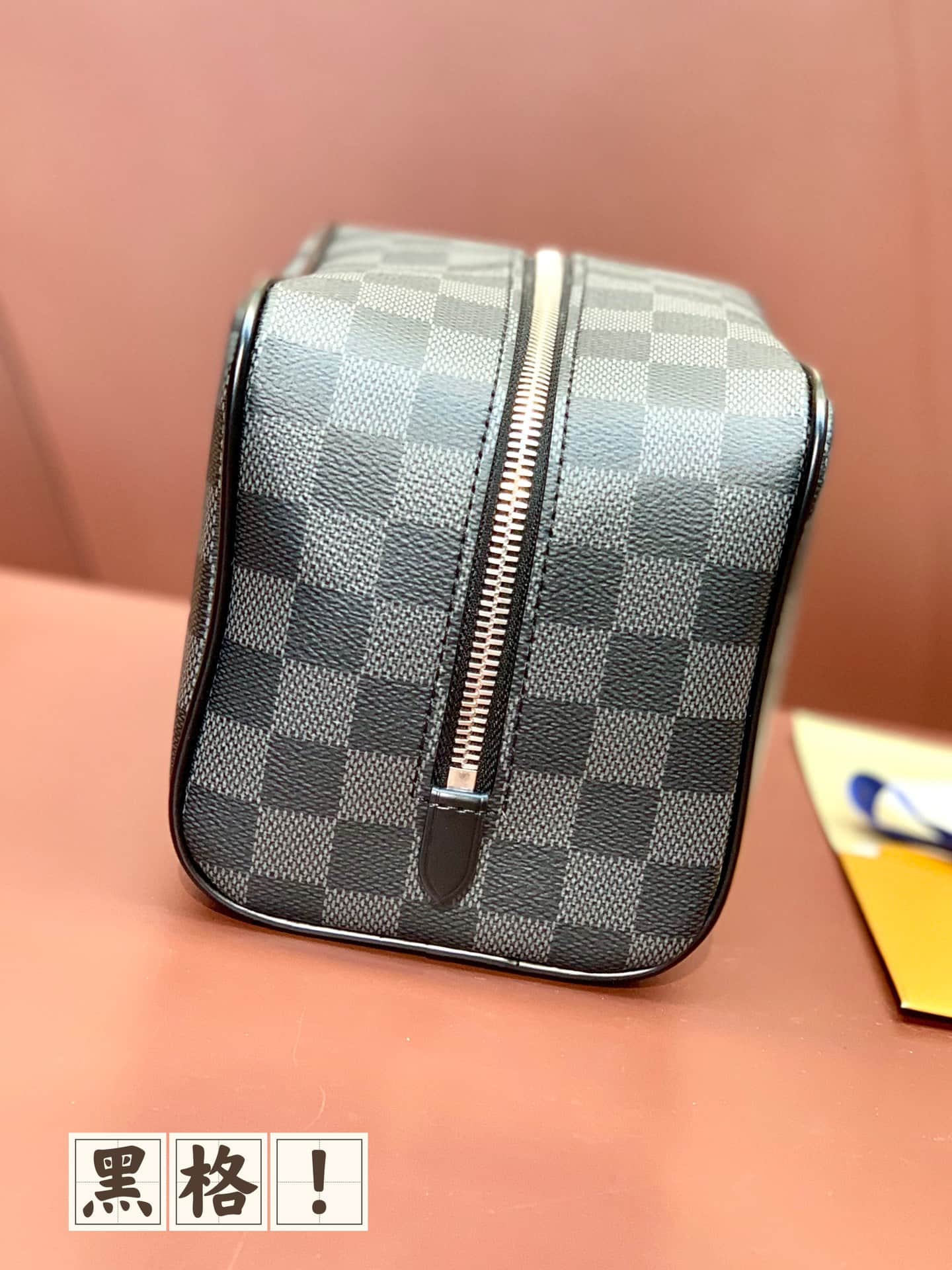 Louis Vuitton Locker Dopp Kit Monogram Eclipse coated canvas M83112 High