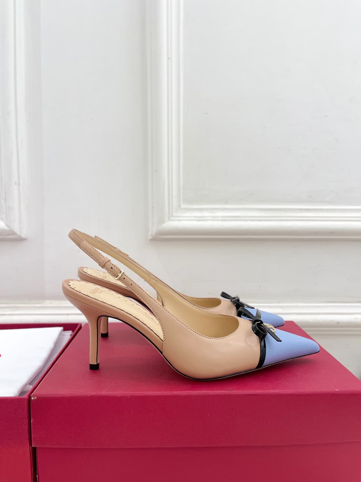 Valentino Bepointy Slingback Pump Shoes High Women