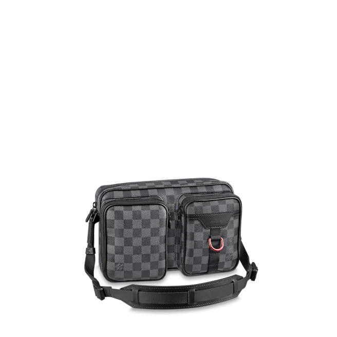 Louis Vuitton UTILITY Messenger Damier Graphite High