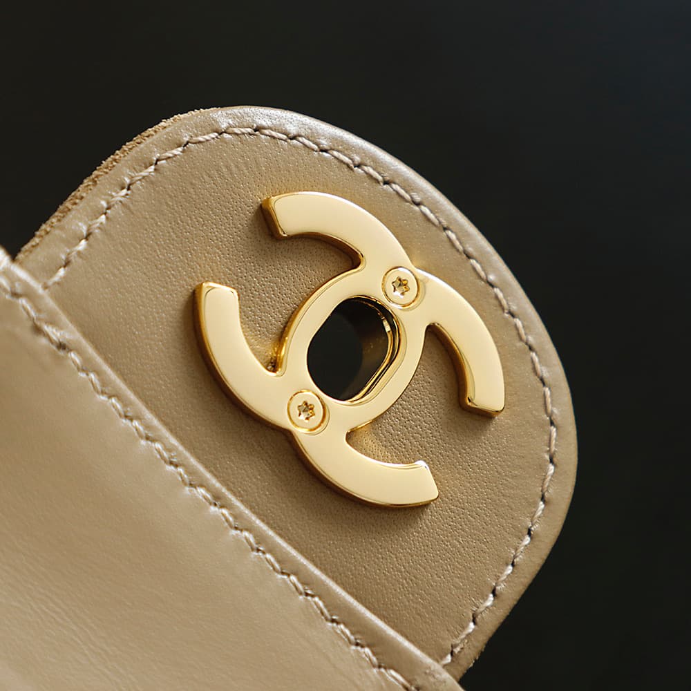 Chanel Maxi Flap bag Suede Calfskin & Gold-Tone Metal Dark Beige AS6627 A