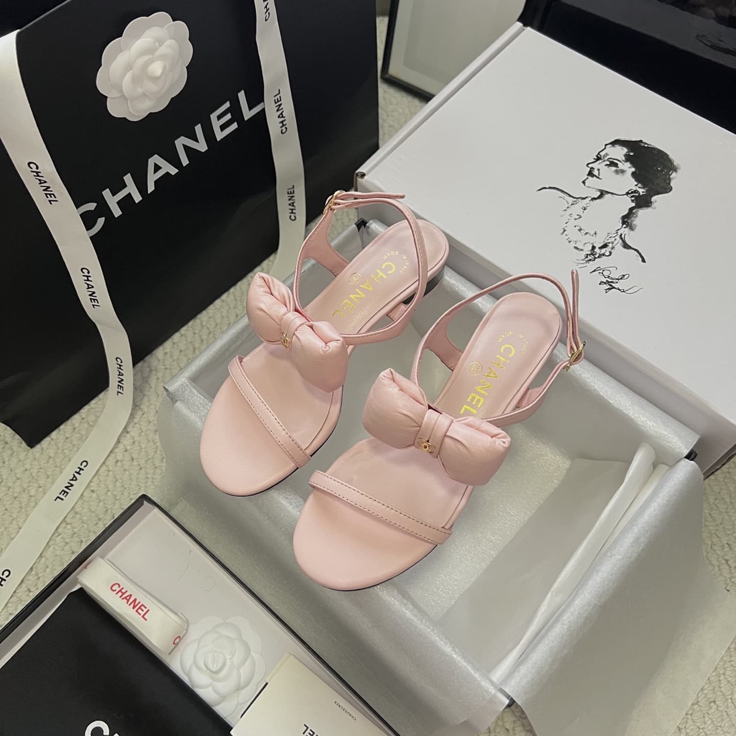 Chanel Sandal Shoes Low Women