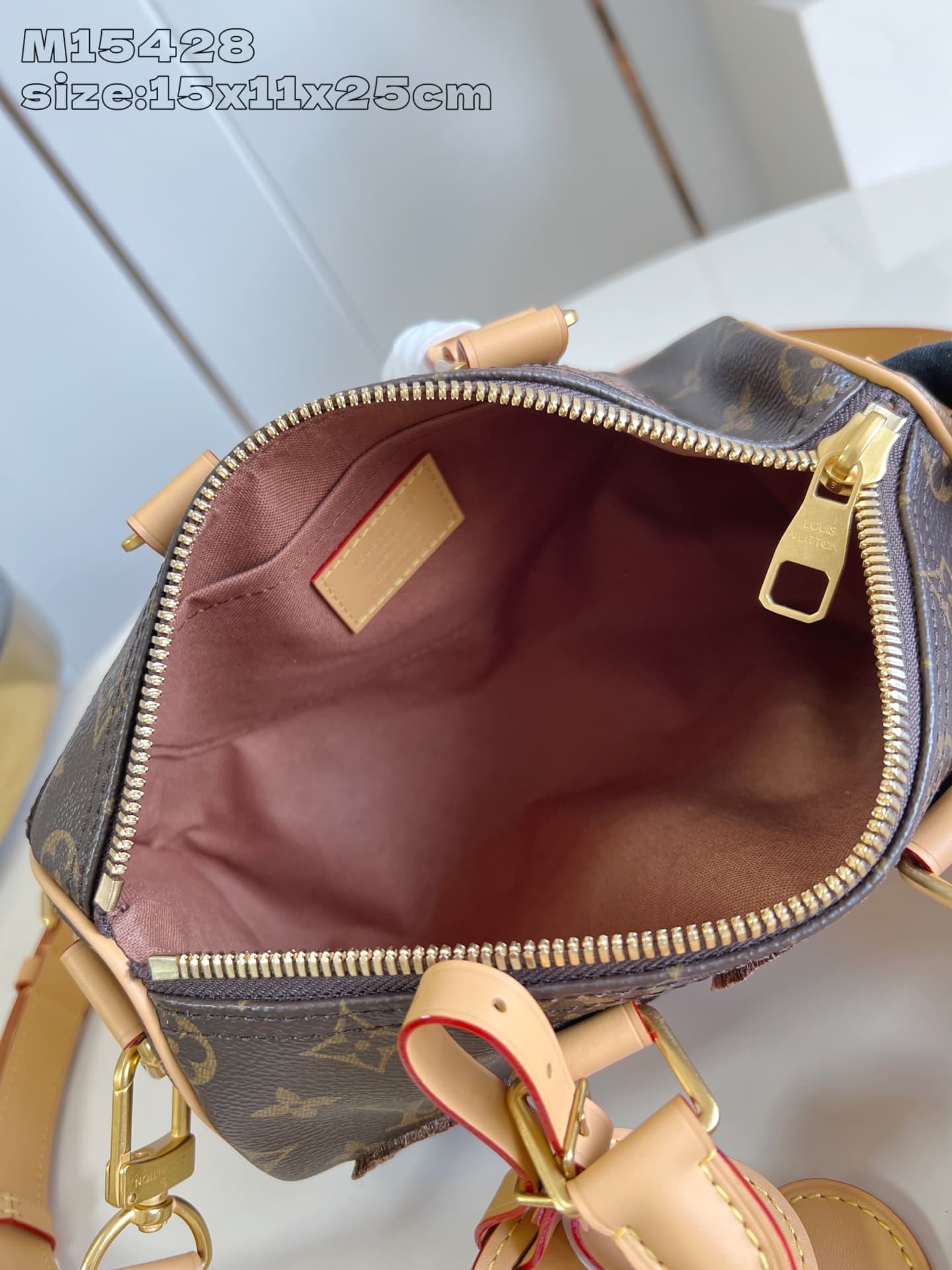 Louis Vuitton Keepall Bandoulière 25 Brown Monogram Landscape coated canvas M15428 High