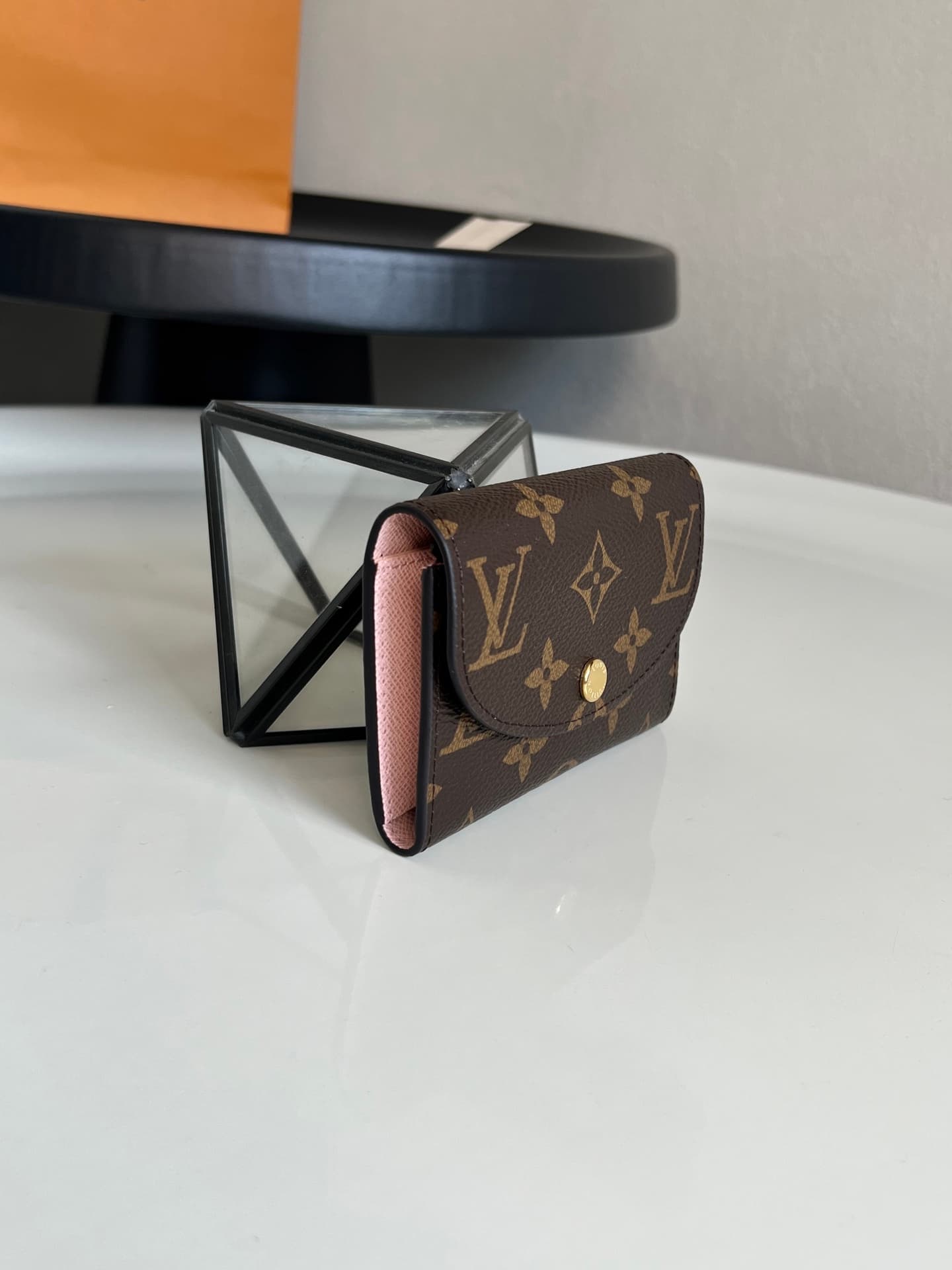 Louis Vuitton Monogram Canvas & Leather Rosalie Coin Purse M62361 Pink High