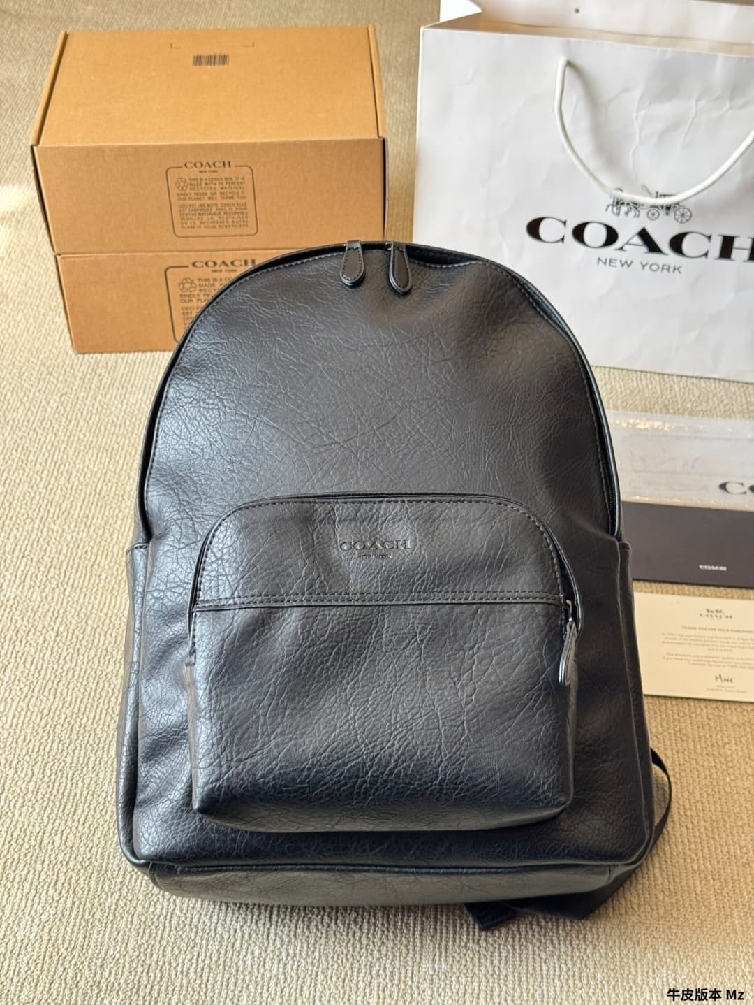 Coach Houston Backpack In Smooth calf leather