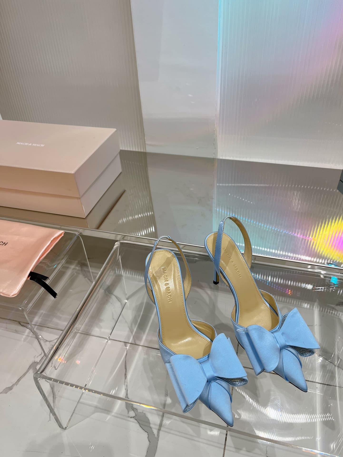 Mach Mach Le Cadeau Satin Slingbacks shoes Women
