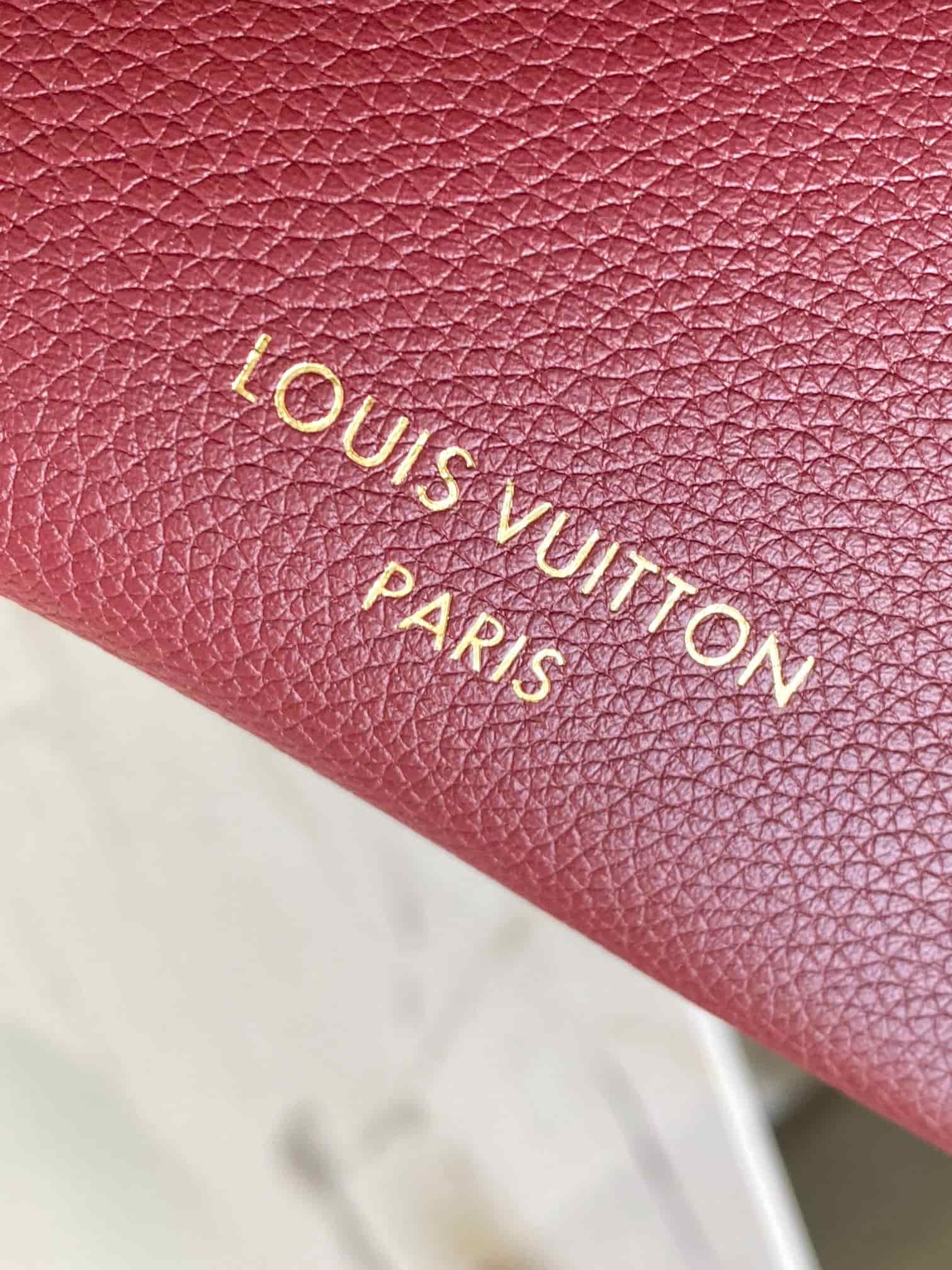 Louis Vuitton Express MM handbag in Carmin red calfskin leather M27689 TOP