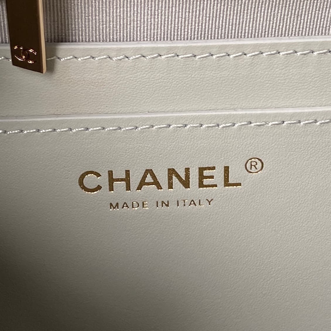 Chanel Urban Spirit Backpack Grained Calfskin & Gold-Metal AS4059 Pale Green A
