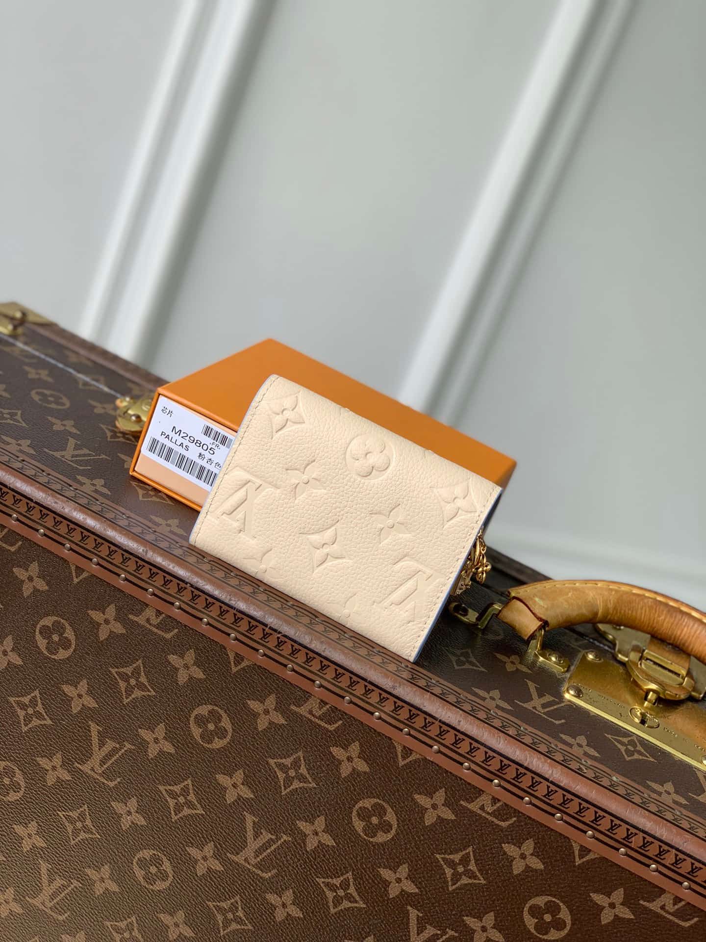 Louis Vuitton Rosalie Coin Purse Poplar/Blue Iris Cowhide leather M29797 High