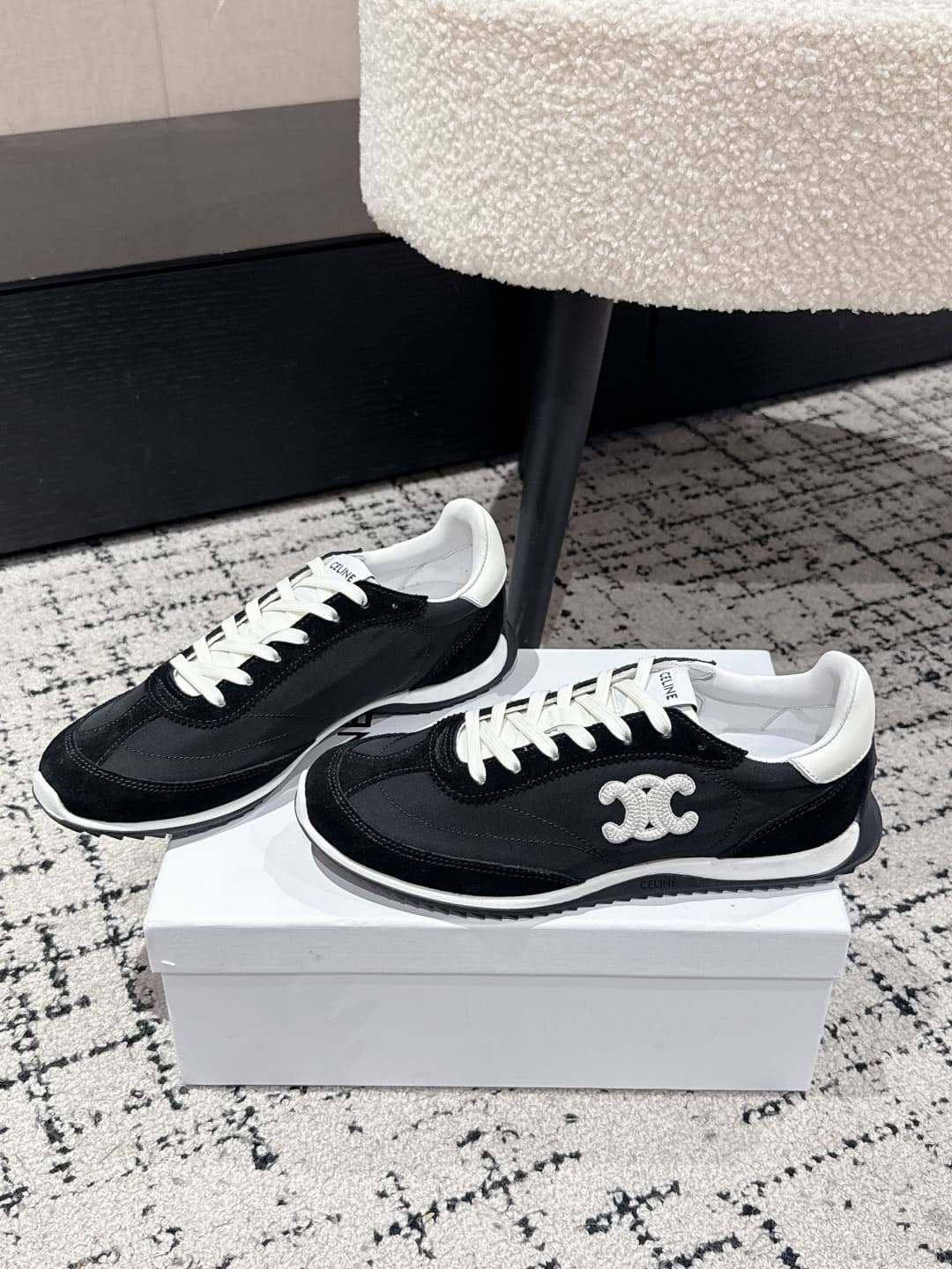 Celine racer low top Sneaker in nylon shoes Women