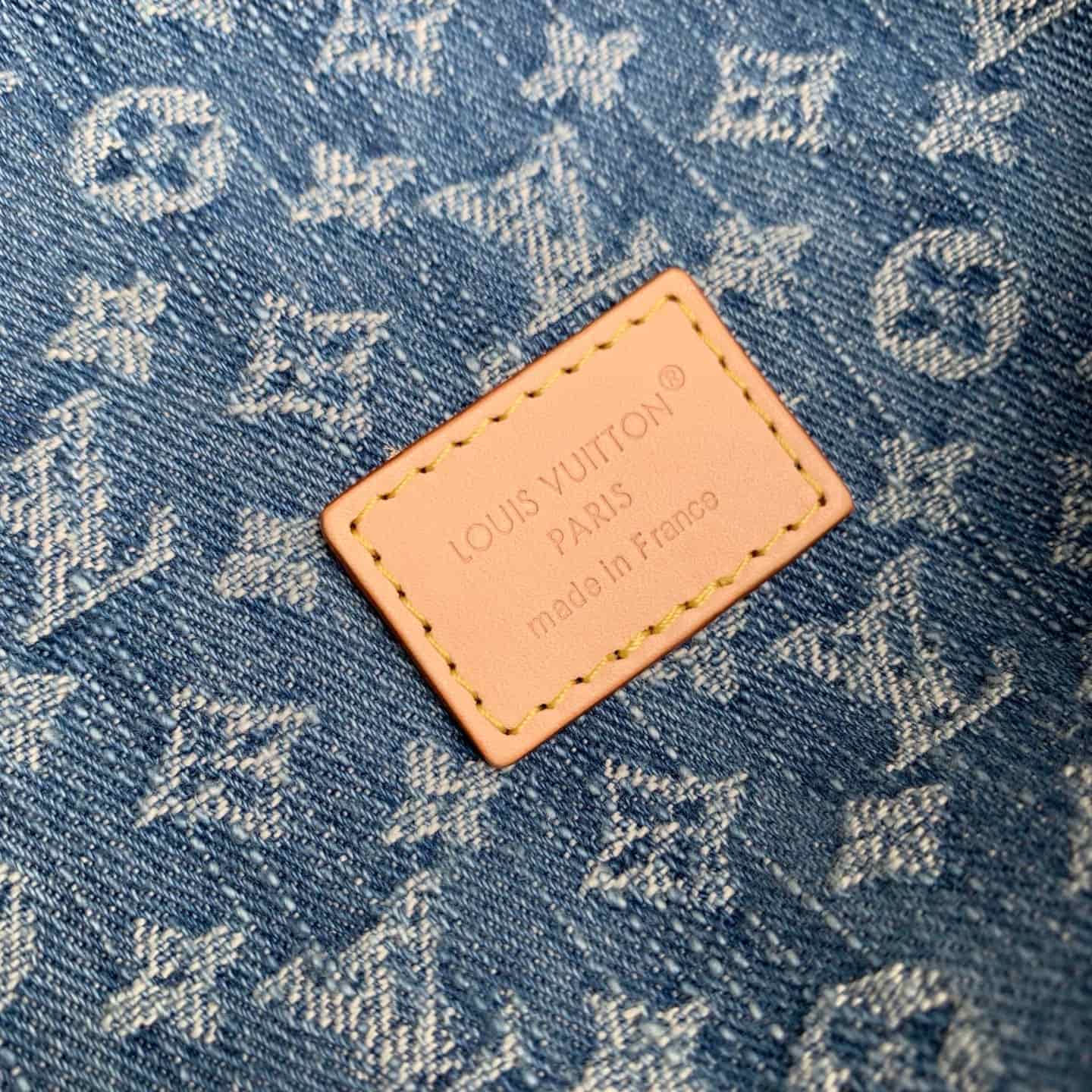 Louis Vuitton Baggy Monogram Blue Denim M27329 High