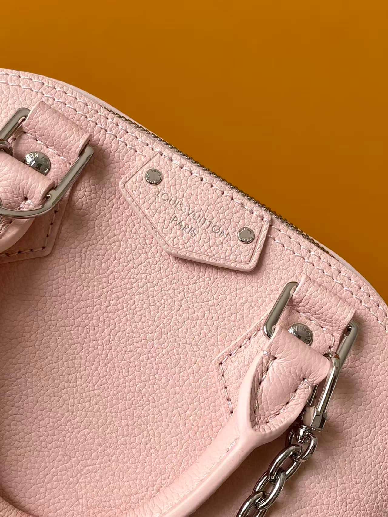 Louis Vuitton Alma Trunk BB Petal Pink Calfskin leather M2A301 High