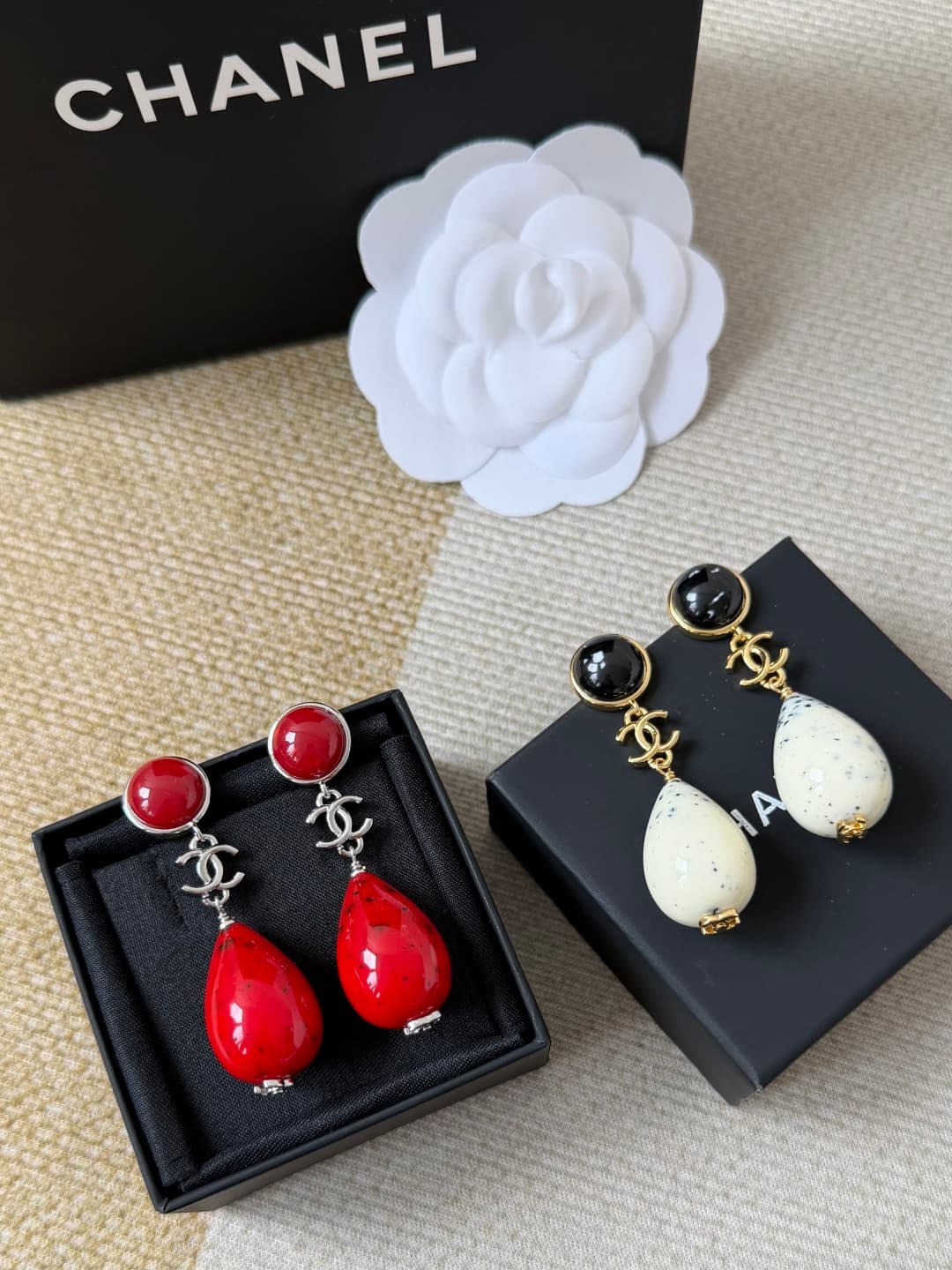 Chanel Pendant Earrings High