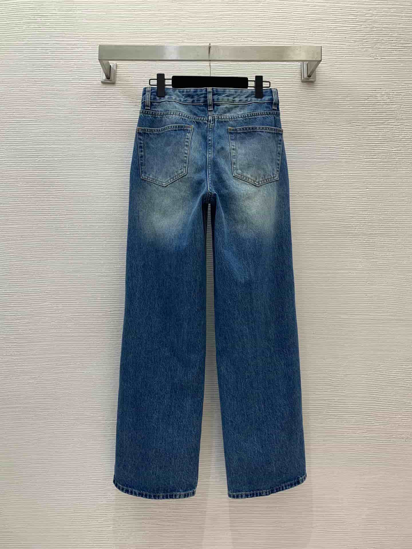 Louis Vuitton high-waist jeans women