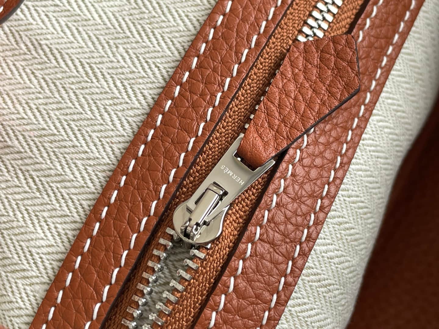 Hermes Garden Party 23 bag in Gold Togo Leather WAX High
