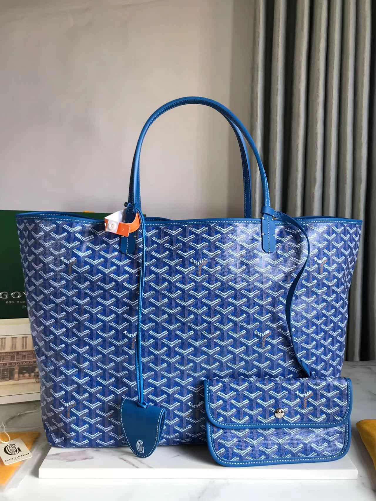 Saint Louis GM Bag Goyardine Canvas & Chevroches Calfskin High