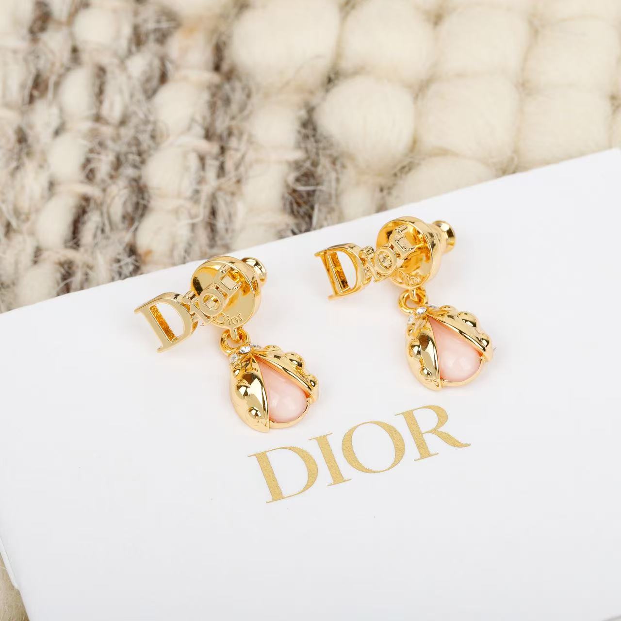 Dior Ladybug Earrings High