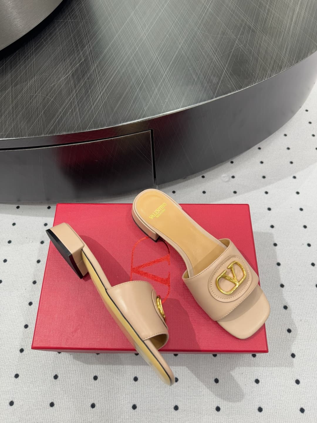 Valentino Vlogo Signature Slide Sandal Shoes Women