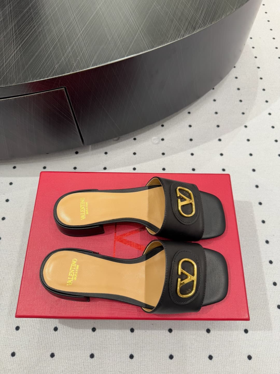 Valentino Vlogo Signature Slide Sandal Shoes Women