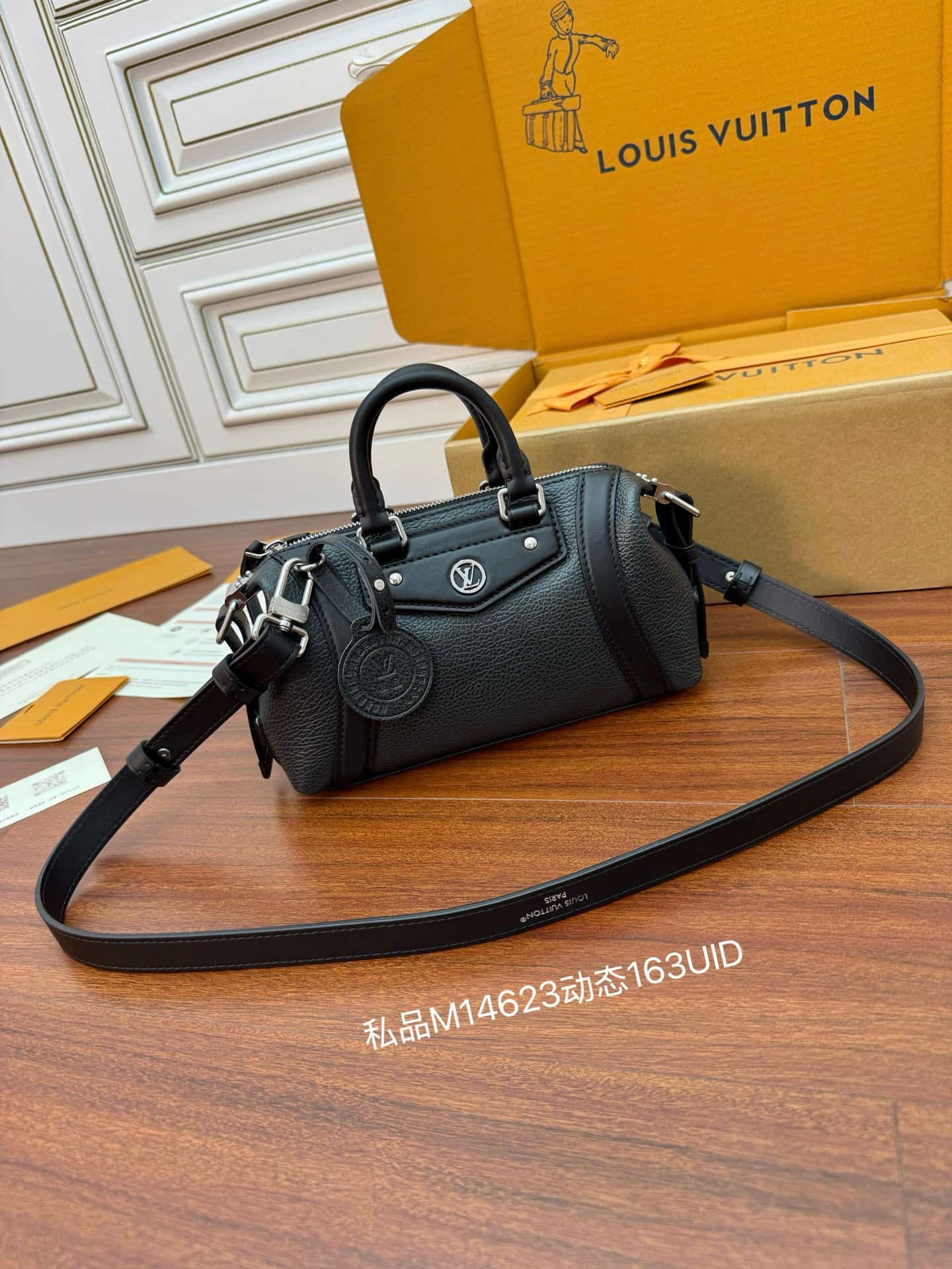 Louis Vuitton Nano LV Biker Black Lambskin M14623 TOP