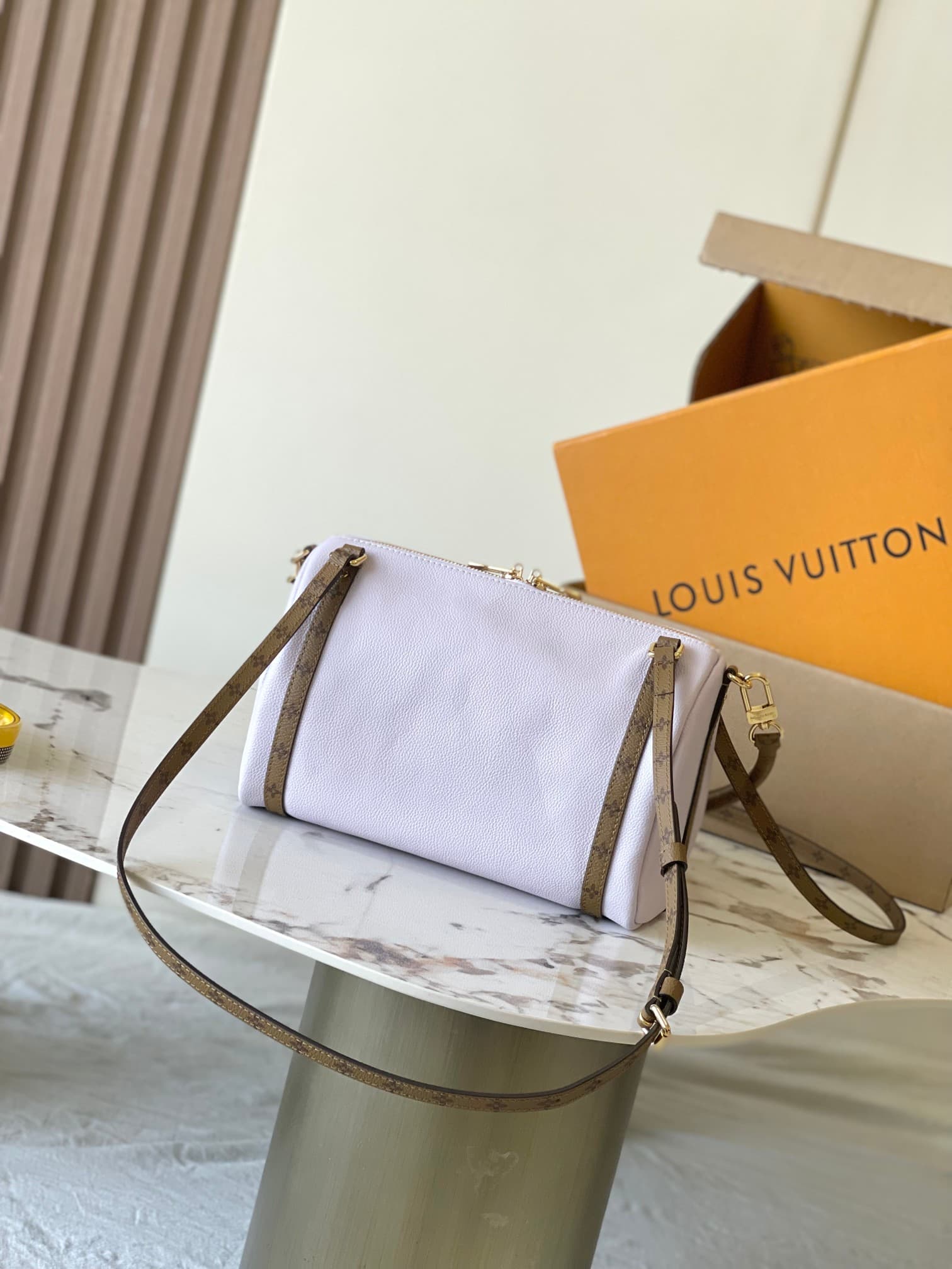 Louis Vuitton Express PM handbag in lilac calfskin leather M27275 TOP