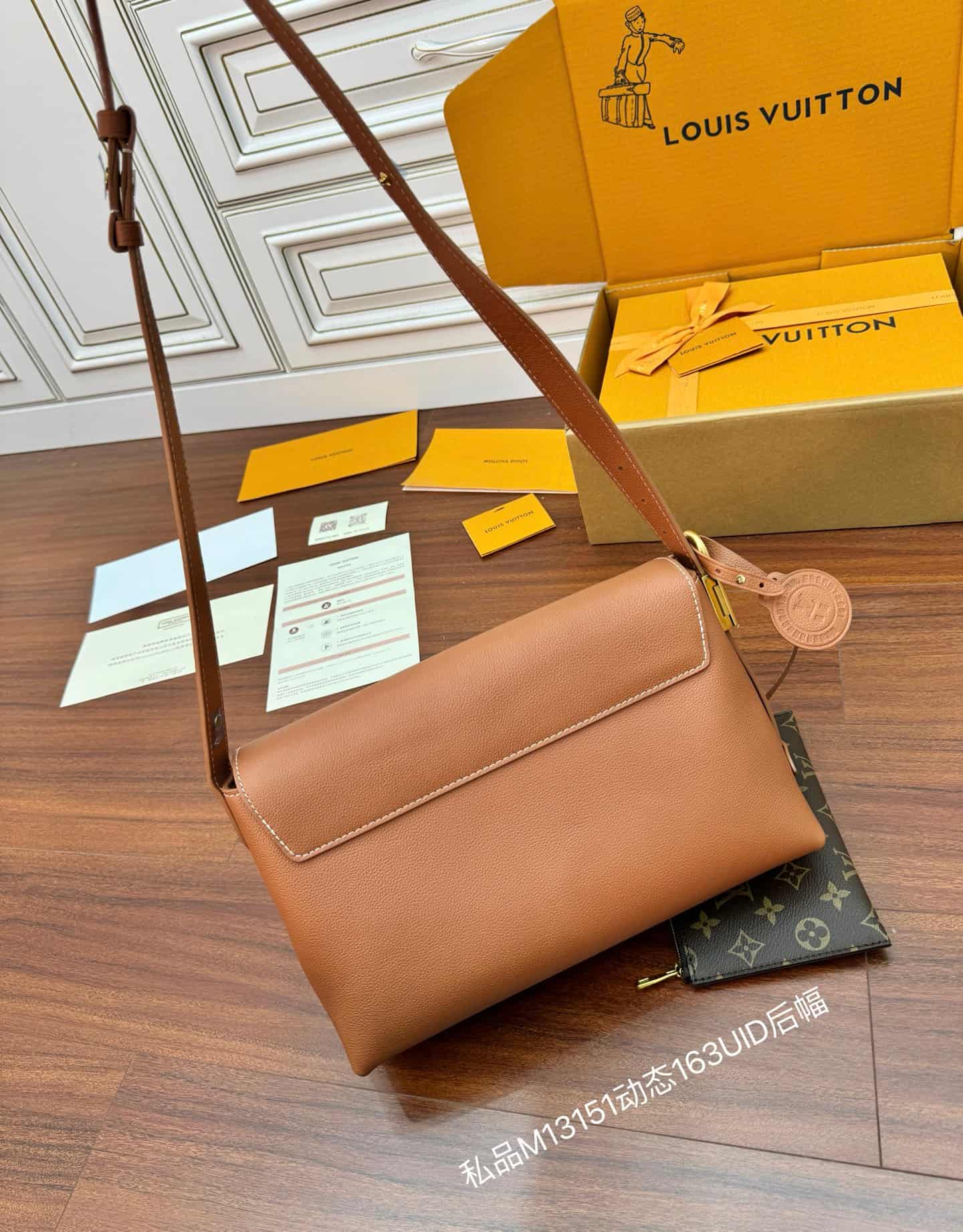 Louis Vuitton Low Key Messenger Cognac Brown Calf leather M13151 TOP