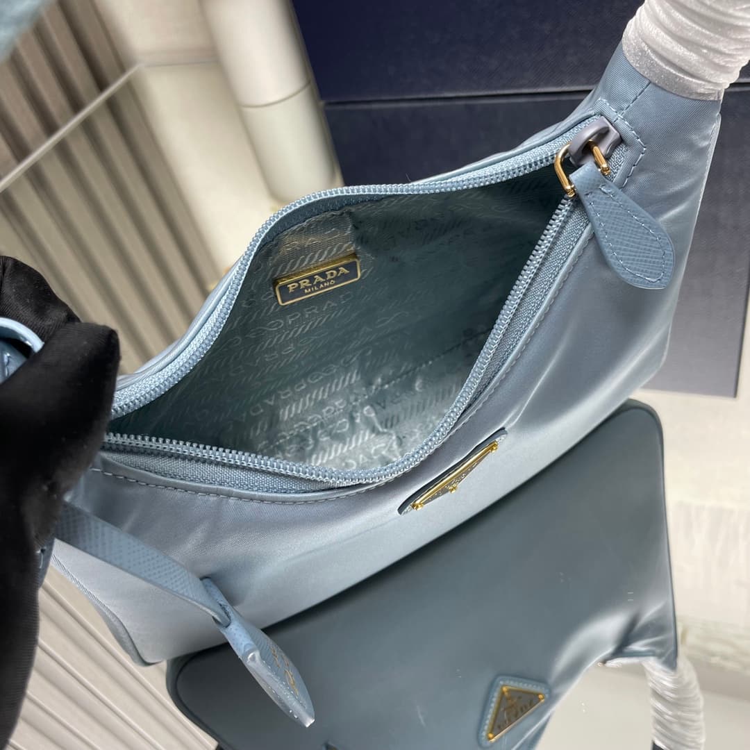 Prada Re-Nylon Re-Edition 2000 mini-bag Blue Recycled Polyamide 1NE515 High