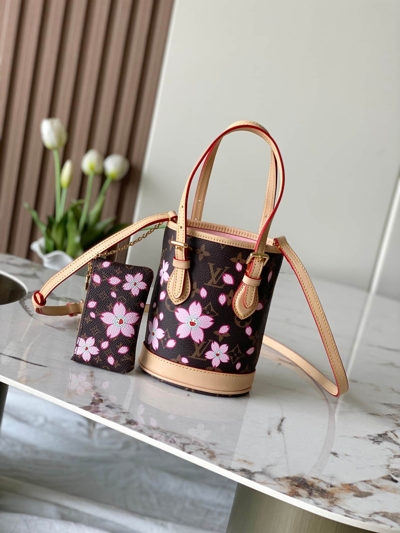 Louis Vuitton x Murakami Nano Bucket Monogram coated canvas M13417 High
